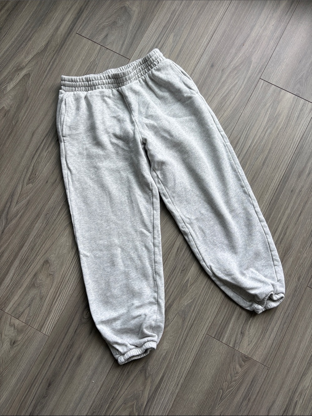 Old Navy Light Gray Kids Sweatpants with Elastic Ankles